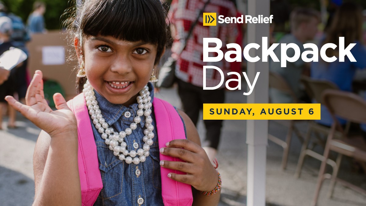 Send Relief Backpack Day is August 6!